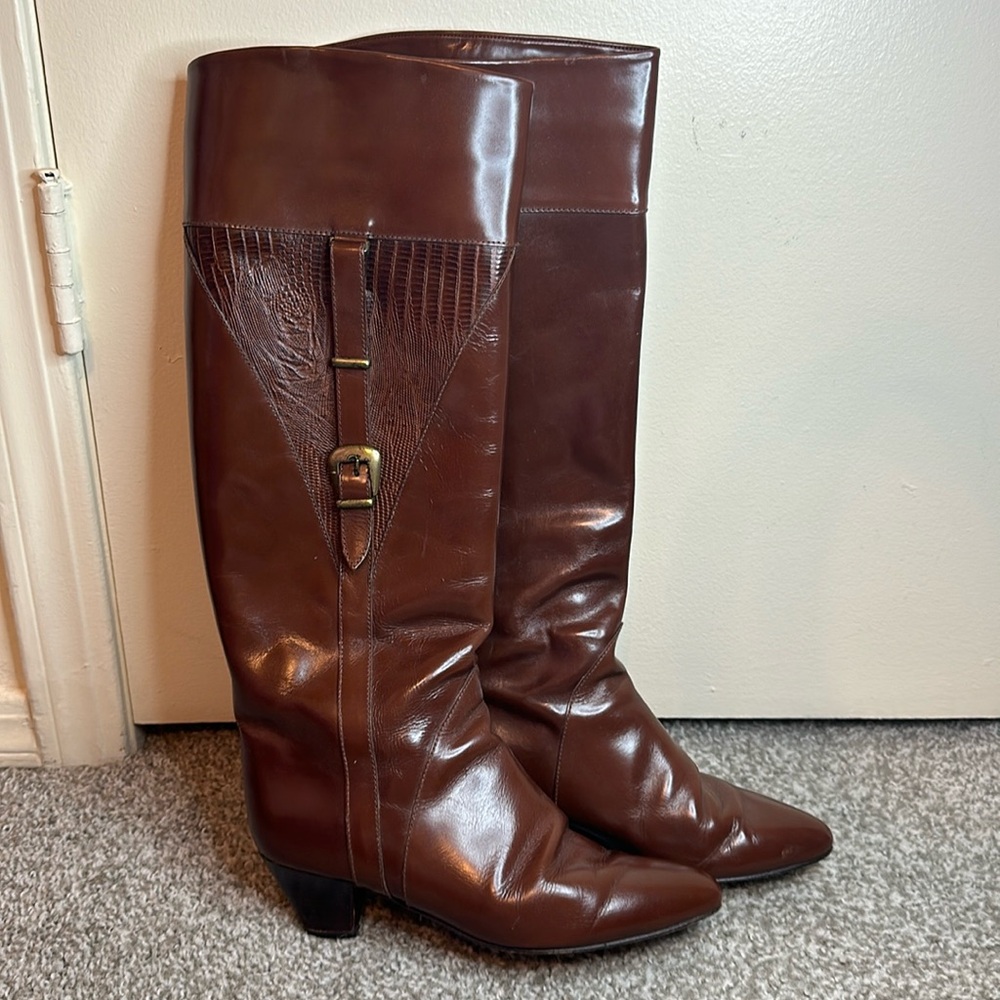 Charles David by Neiman Marcus Leather Boots
Read 8-1/2 fit for a 7-1/2 though